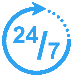 24/7 icon